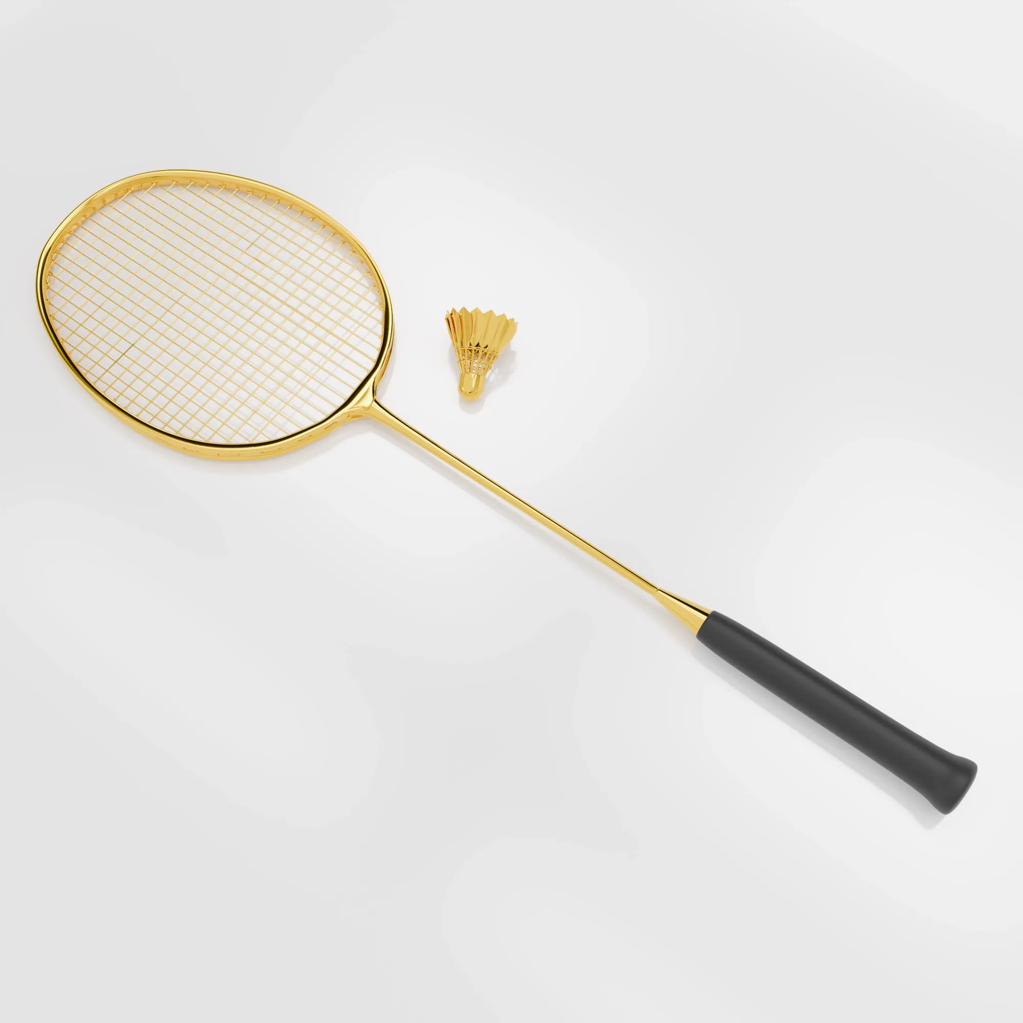 24K Gold Tennis Racket